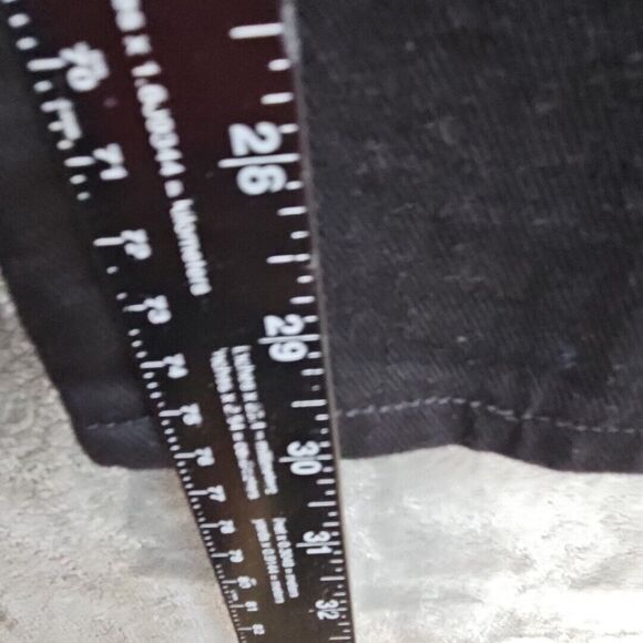 Lee Women's Sz 12med Relaxed Straight Leg Black New stretch jeans pants - Picture 3 of 14